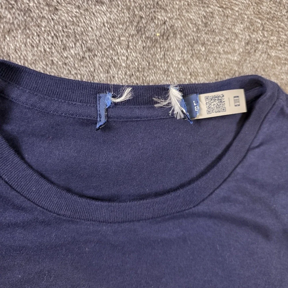 Polo Ralph Lauren Polo Ski Jersey T Shirt Mens Large Blue Long Sleeve